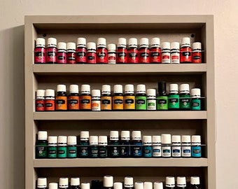 Gray Essential Oil Rack, Craft Rack