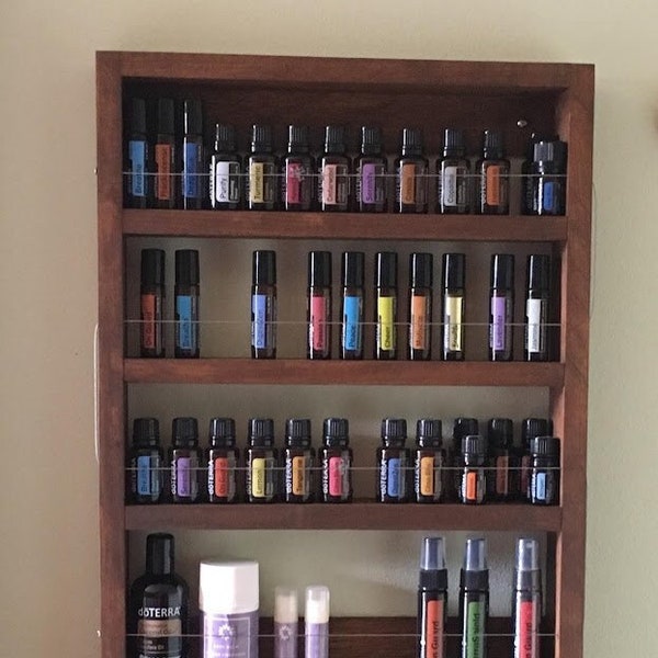 Brown Essential Oil Rack