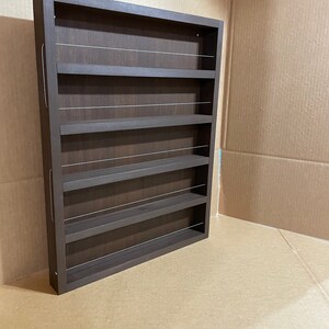 Espresso Dark Walnut Essential Oil Rack Bild 5