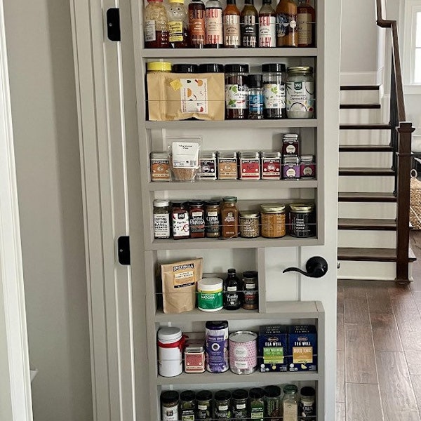 Full Pantry Door Spice Rack