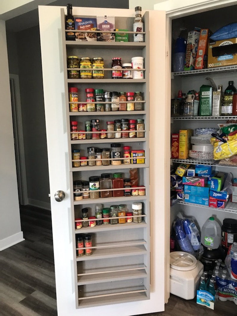 Full Pantry Door Spice Rack Etsy