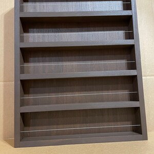 Espresso Dark Walnut Essential Oil Rack Bild 2