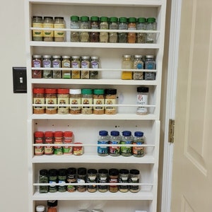 Full Pantry Door Spice Rack image 9