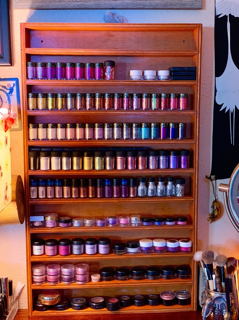 Eyeshadow Storage Rack Makeup Rack Thread Spool Holder Etsy