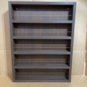 Espresso Dark Walnut Essential Oil Rack Bild 6