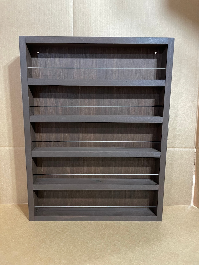 Espresso Dark Walnut Essential Oil Rack Bild 6