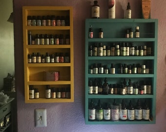 Small Essential Oil Displays, Oil Shelf