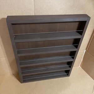 Espresso Dark Walnut Essential Oil Rack Bild 3