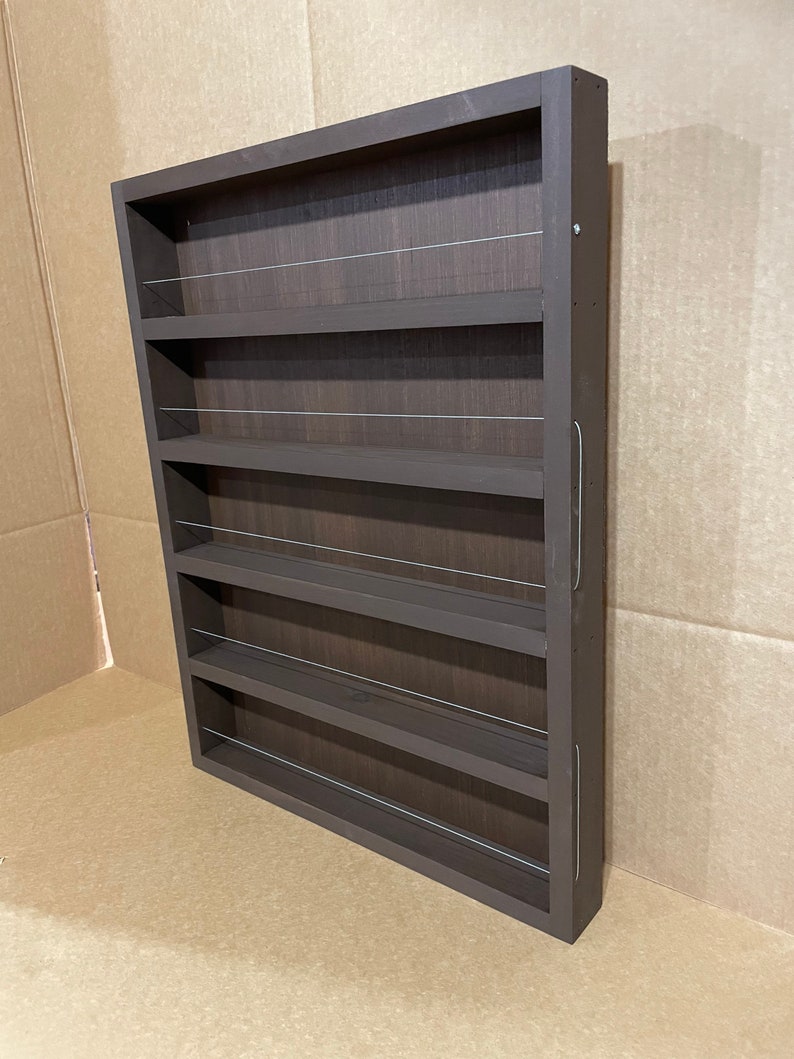 Espresso Dark Walnut Essential Oil Rack Bild 4