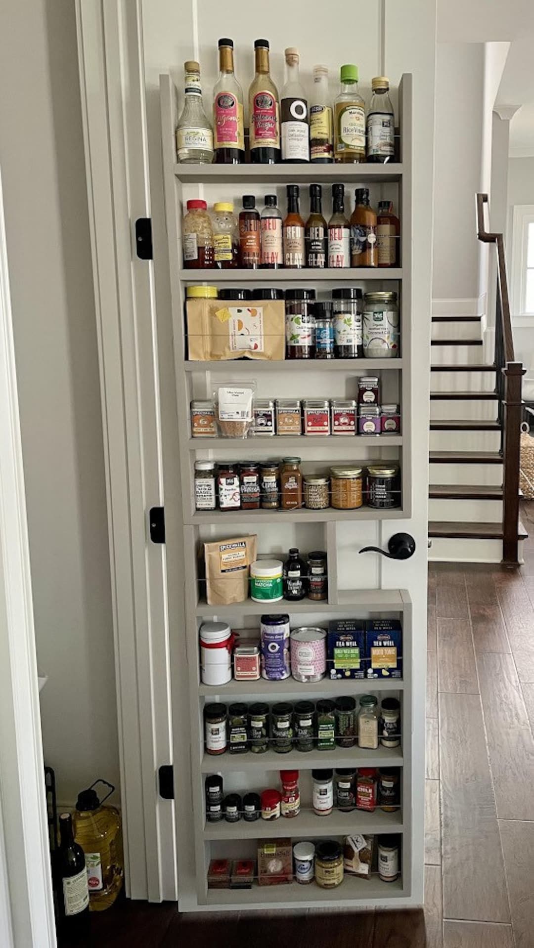 Full Pantry Door Spice Rack