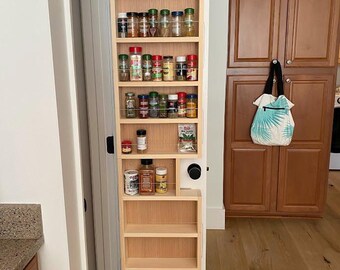 Full Pantry Door Spice Rack