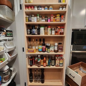 XXL Door Spice Rack 4 Inches Deep 26 Inches Wide
