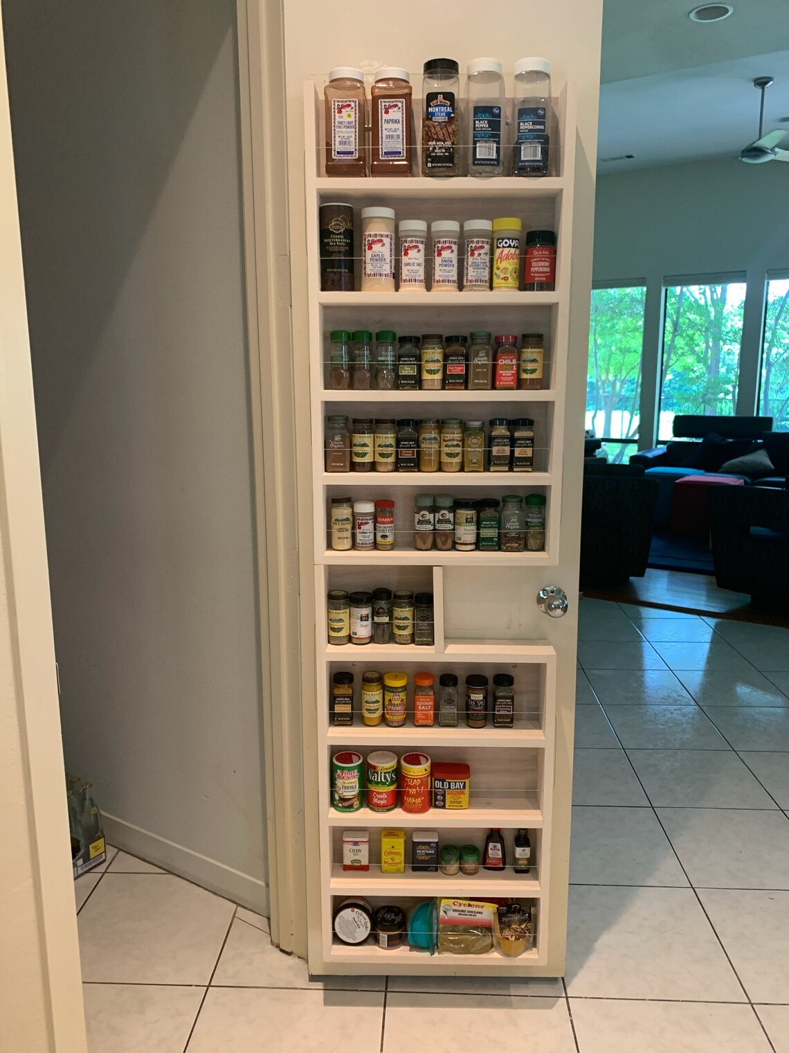 Full Pantry Door Spice Rack Etsy