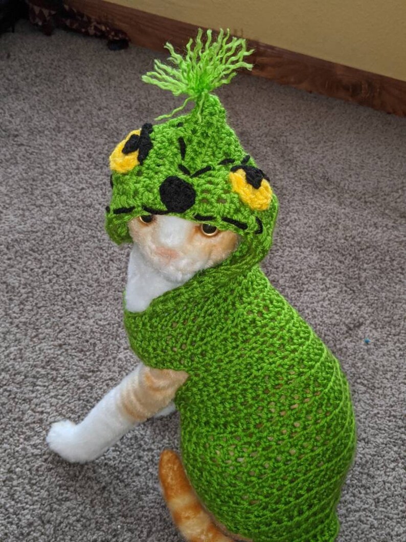 Grinch dog or cat sweater/hoodie size xxs xs s and medium Etsy