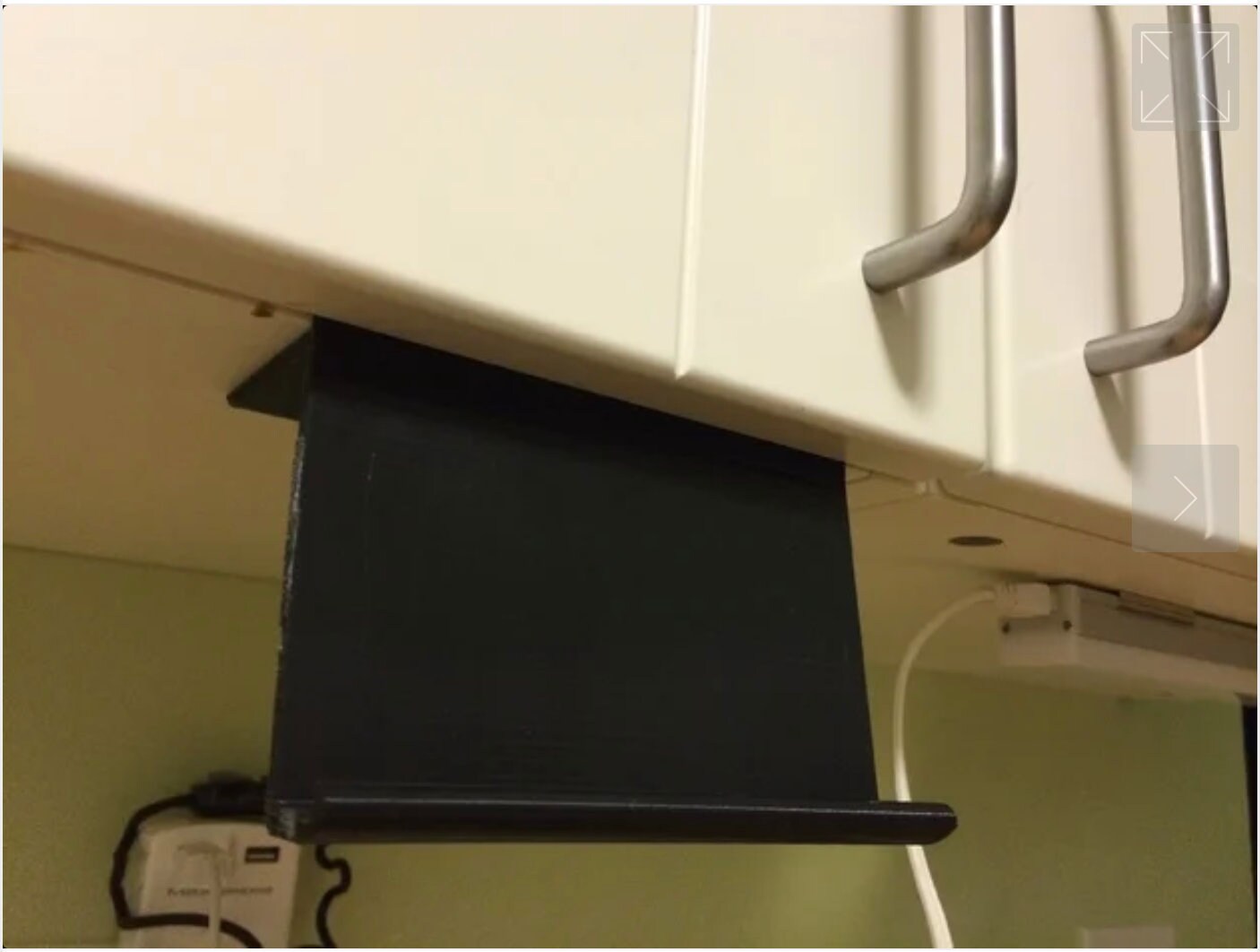 Soporte de teléfono de cocina horizontal | Etsy