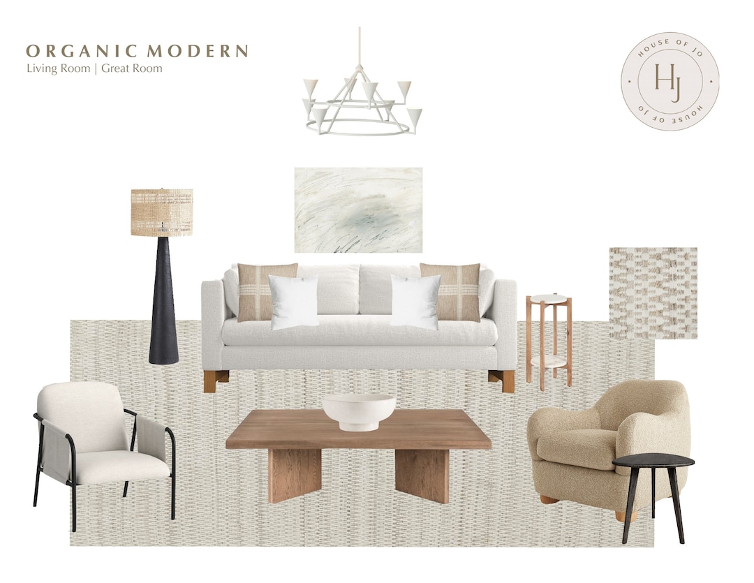 Organic Modern Interior Design