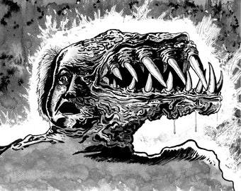 Original illustration - The Thing - Blair Monster