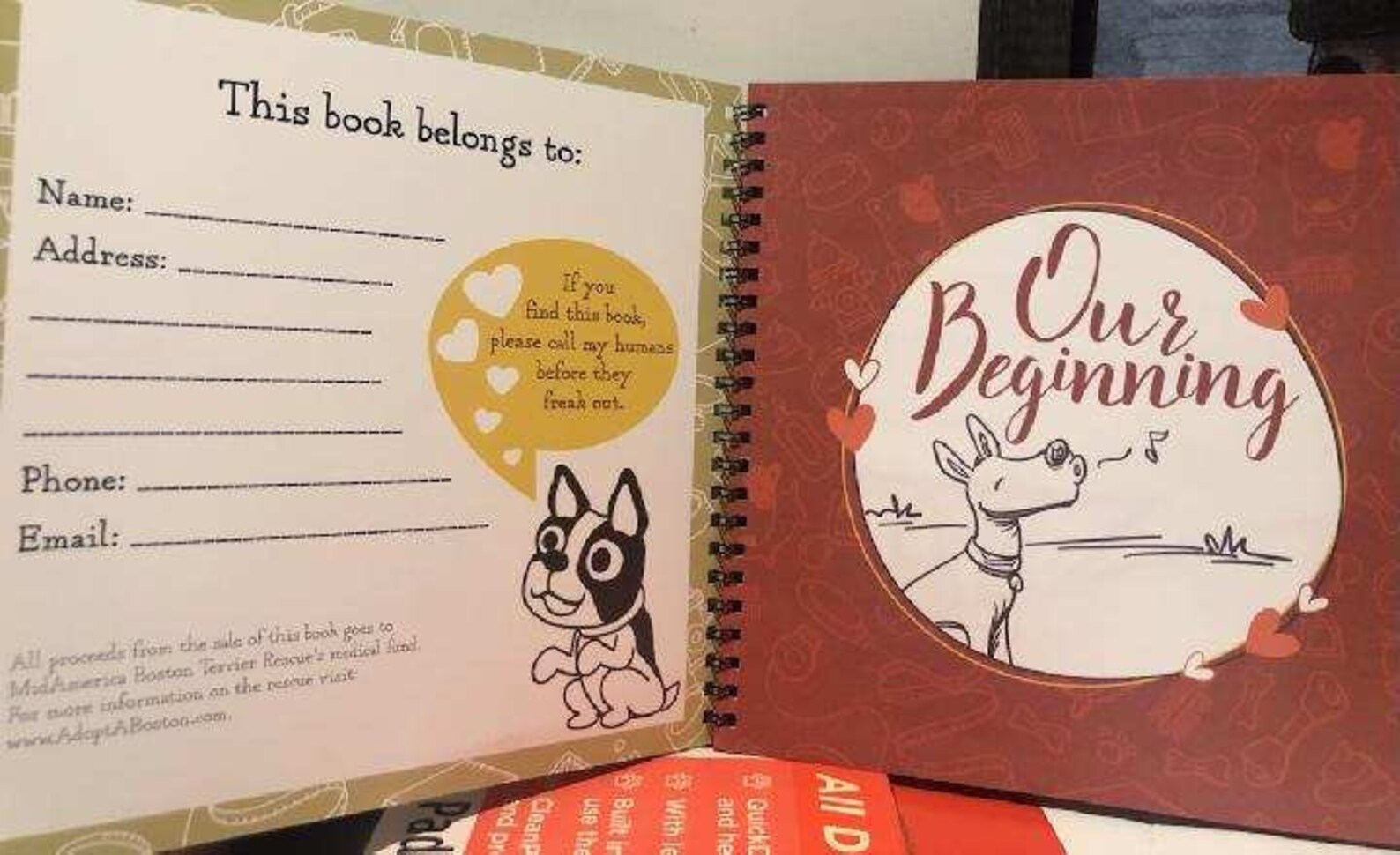 Dog Memory Book Etsy