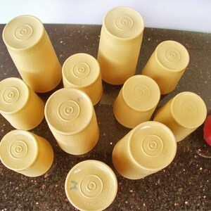 Set of 11 Tupperware Tumblers | (6) 6oz Tumblers ans (5) 12oz Tumblers Included | Vintage 1970's Tupperware | Camping Drinkware | Midcentury bild 6