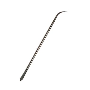 May include: A long, thin, metal tool with a curved handle and a pointed tip. The tool is used for crafts and hobbies.