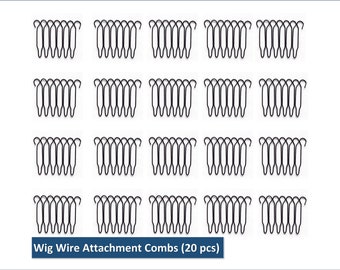 20 pcs Wig Attachment Wire Combs - Great for Wig Modifications and Repairs