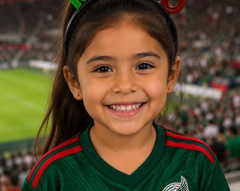 3D Printed Mexico Soccer Headband | FIFA Fan Hair Accessory | Mexico Game Day Headband | World Cup Fan Gear
