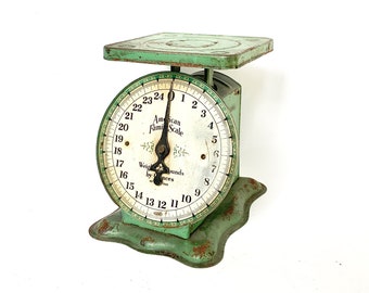 Green Kitchen Scale Etsy
