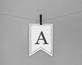banner letters etsy