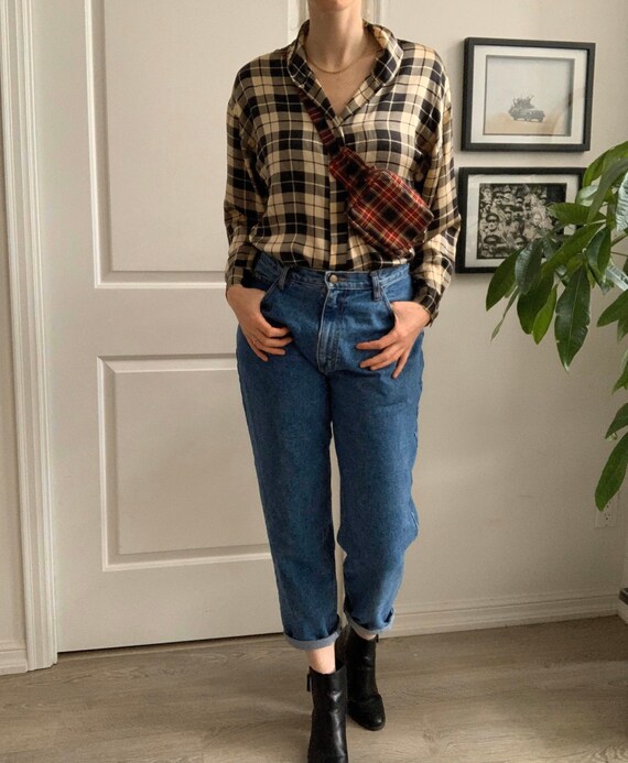 Vintage Silk Blouse - Silk Blouse - Burberry-Inspi