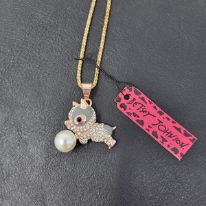 Betsey Johnson Dog Necklace