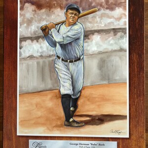 Babe Ruth Legends of the Game #1 Retro Tin Sign