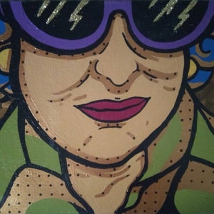 Viv Pop-Art Comic Book Painting Art