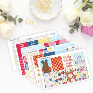Disney Weekly Kit - Planner Stickers - Erin Condren Vertical Life Planner