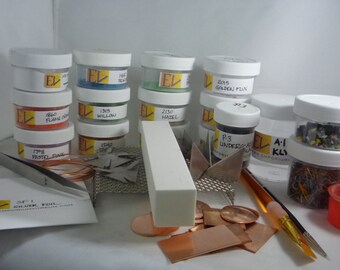 Comprehensive Beginners Jewellery Lead-Free Enamelling Kit