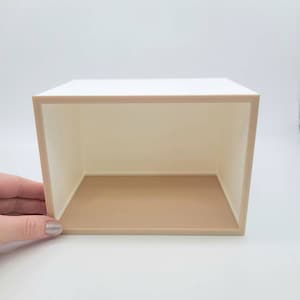 1:24 Empty Roombox NON-MAGNETIC - 1/24 Scale Modern Mini Doll House Miniature