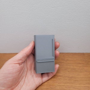 1:24 Kitchen Fridge - 1/24 Modern Doll House Furniture Miniature