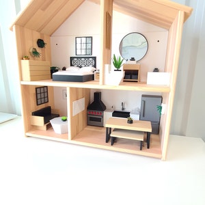 1:12 Furniture For Ikea Flisat Dollhouse 1/12 Modern Mini Dollhouse Furniture & Decor image 6