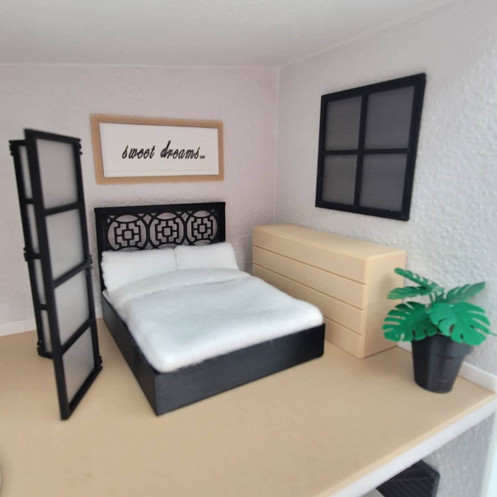 124 Dollhouse With All Furniture Shown Fully Etsy