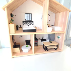 1:12 Furniture For Ikea Flisat Dollhouse 1/12 Modern Mini Dollhouse Furniture & Decor image 5