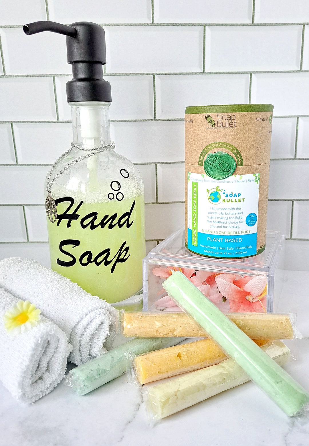 72oz Ecopure Liquid Hand Soap Refill Natural, Zero Waste, Sustainable