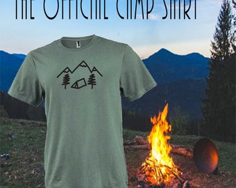 Camp tee | Etsy