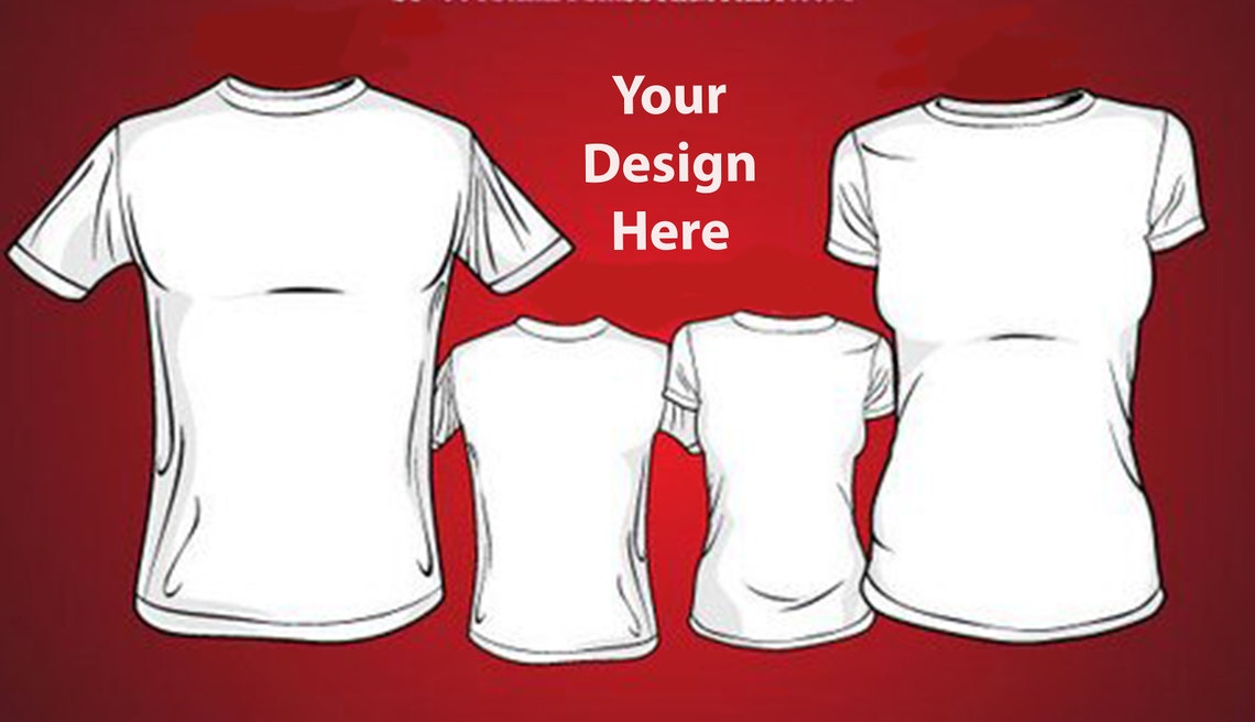 Custom TShirt Your Design Here Etsy