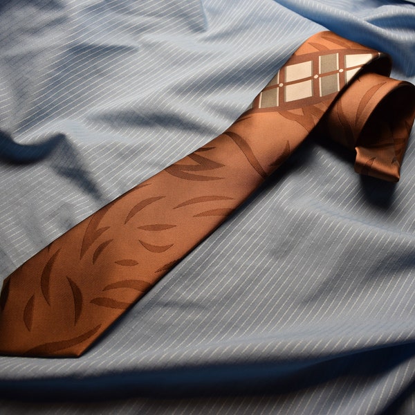 Space Sidekick's Bandolier Necktie — inspired by Chewbacca's Intergalactic Munitions Belt in Star Wars