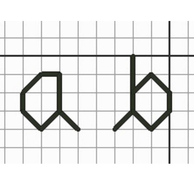 Cursive Alphabet Cross Stitch Pattern With Small Backstitch Letters and ...