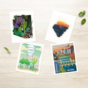 Arizona-liefde | Afdrukbare kaarten | Feniks | Tempe | Gilbert | Wenskaartenpakket | Blanco kaarten | DIRECTE DOWNLOAD