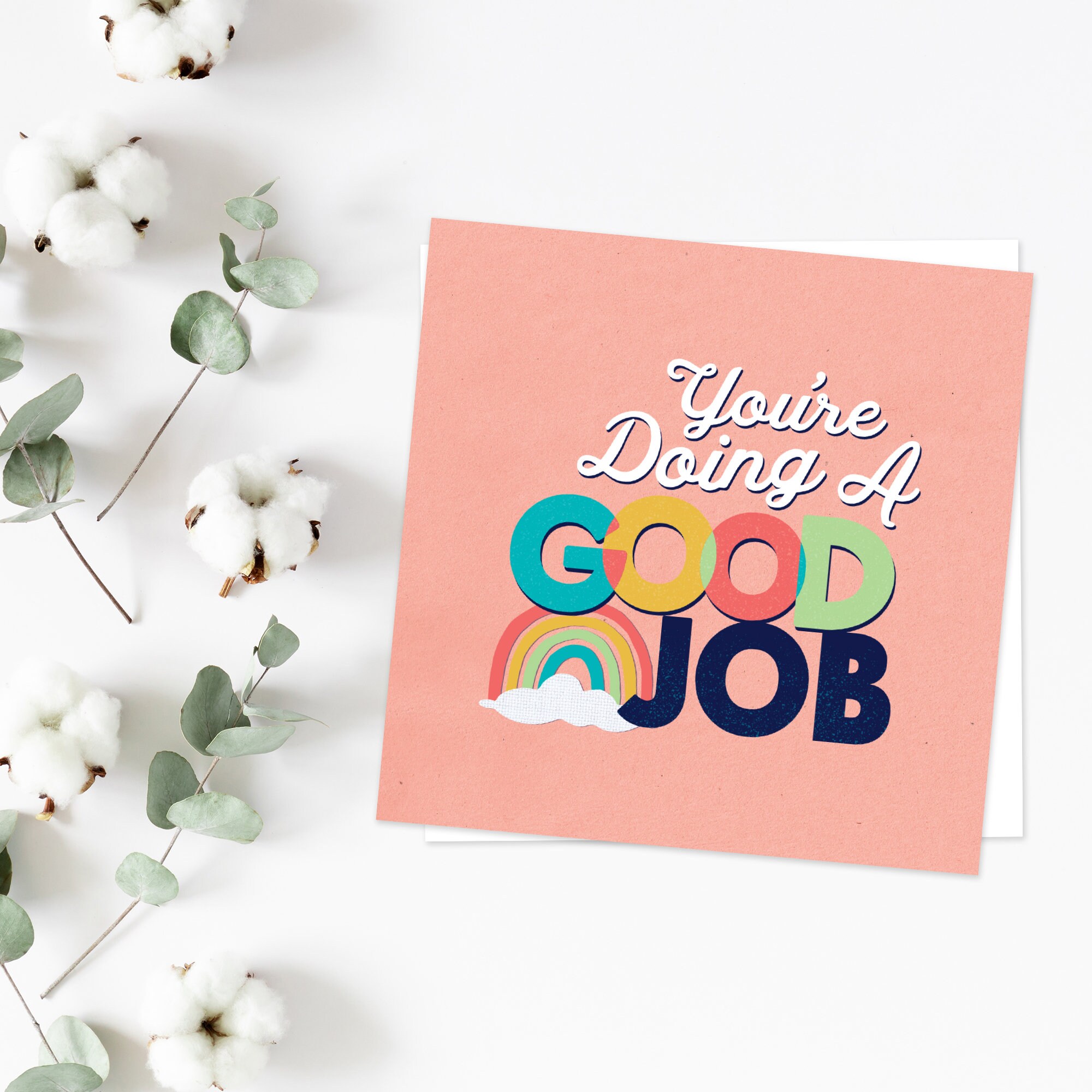Inspirational Card Printable Card Your Doing a Good Job Etsy Canada