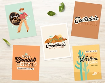 Scottsdale Arizona Greeting Cards: Iconic Designs (Digital Download)