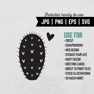 Barrel Cactus | Cactus Clipart | Cactus SVG | Scrapbooking | Silhouette | Cricut | Eps, INSTANT DOWNLOAD