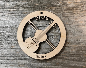 Violin Ornament - Personalized (2 Sizes Available!) - See Description