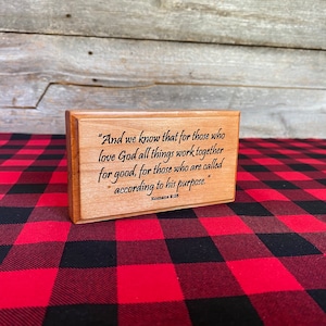 Custom Laser-Engraved Plaque - FOUR Sizes Available - See Description